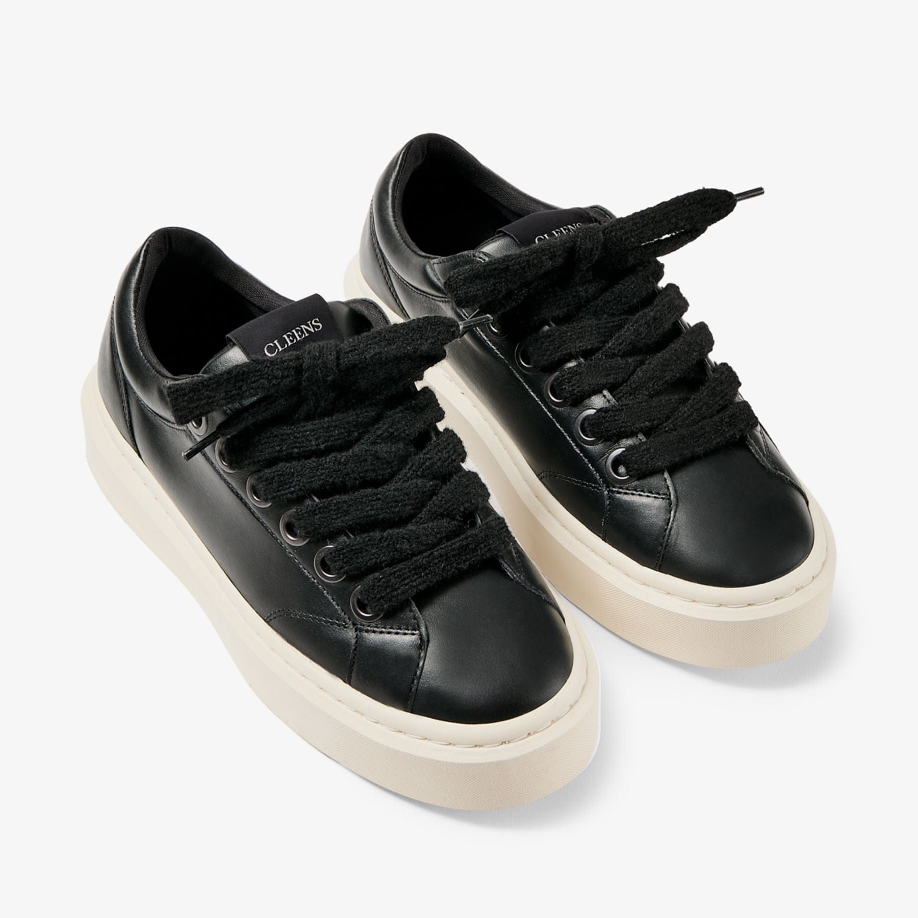 Cleens Ace 'Noir' — UK 3 | EU 37 | US 4 — Top View