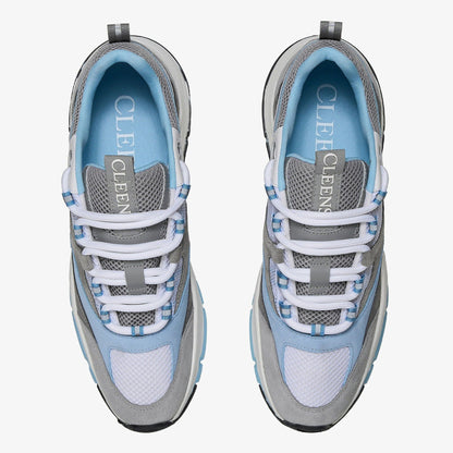 Cleens Aero Runner 'Powder Blue' — UK 3 | EU 37 | US 4 — Top View