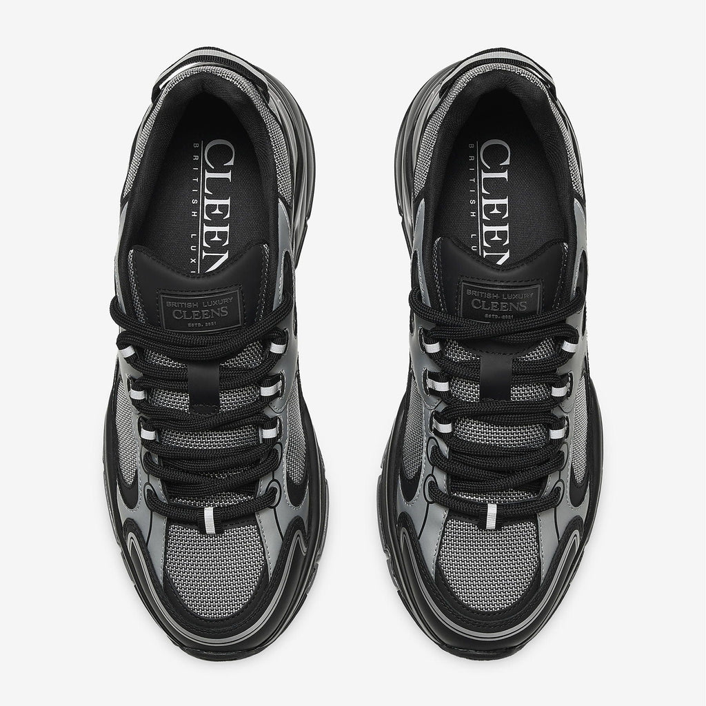 Cleens Pulse Runner 'Silver Bullet' — UK 3 | EU 37 | US 4 — Top View