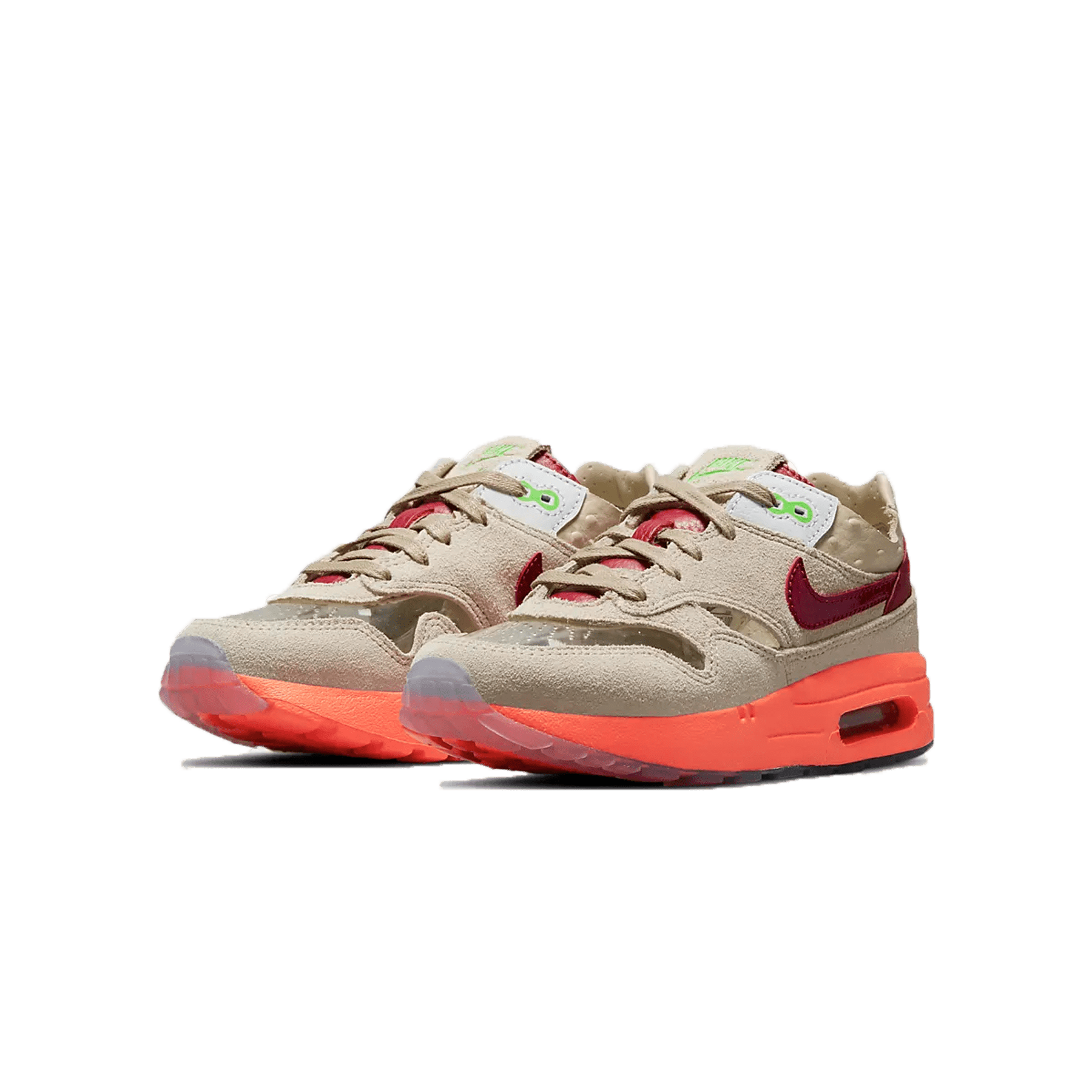 CLOT x Nike Air Max 1 PS 'Kiss of Death' 2021 — UK 10C | EU 27.5 | US 10.5C — Side View