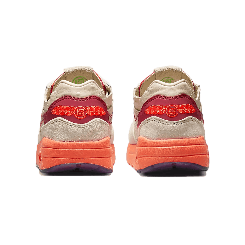 CLOT x Nike Air Max 1 PS 'Kiss of Death' 2021 — UK 10C | EU 27.5 | US 10.5C — Back View