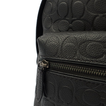 Coach Backpack Parker Backpack in Black, Leather — Lifestyle View
