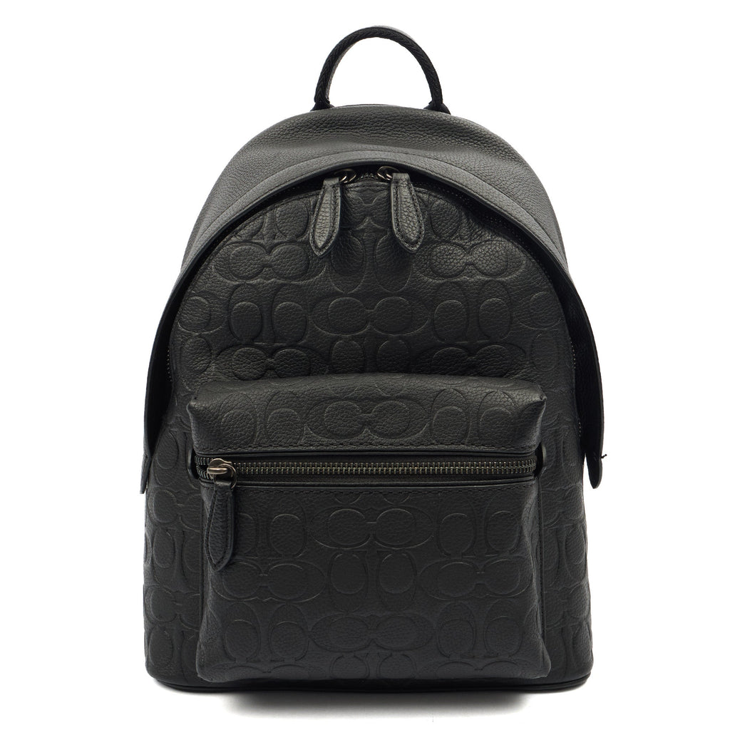 Coach Backpack Parker Backpack in Black, Leather — Alternate View 8