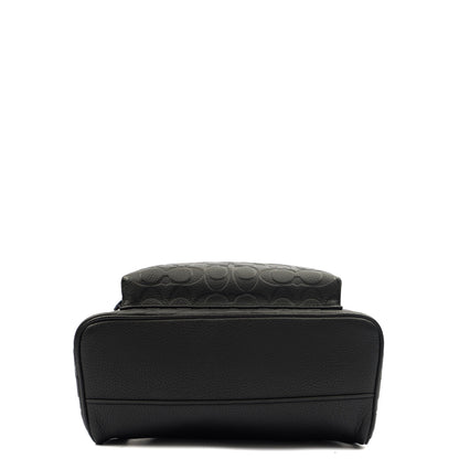 Coach Backpack Parker Backpack in Black, Leather — Top View