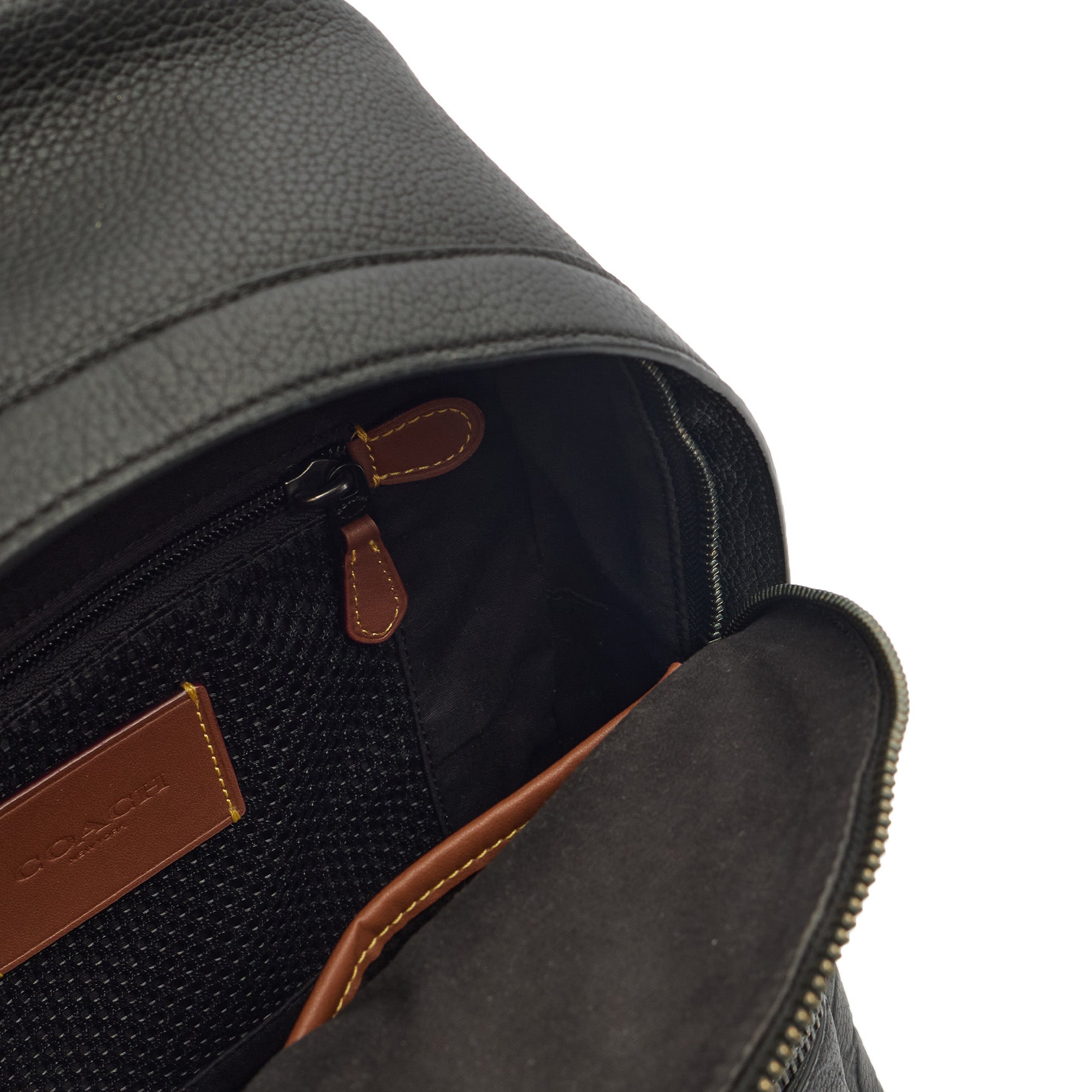 Coach Backpack Parker Backpack in Black, Leather — Alternate View 7