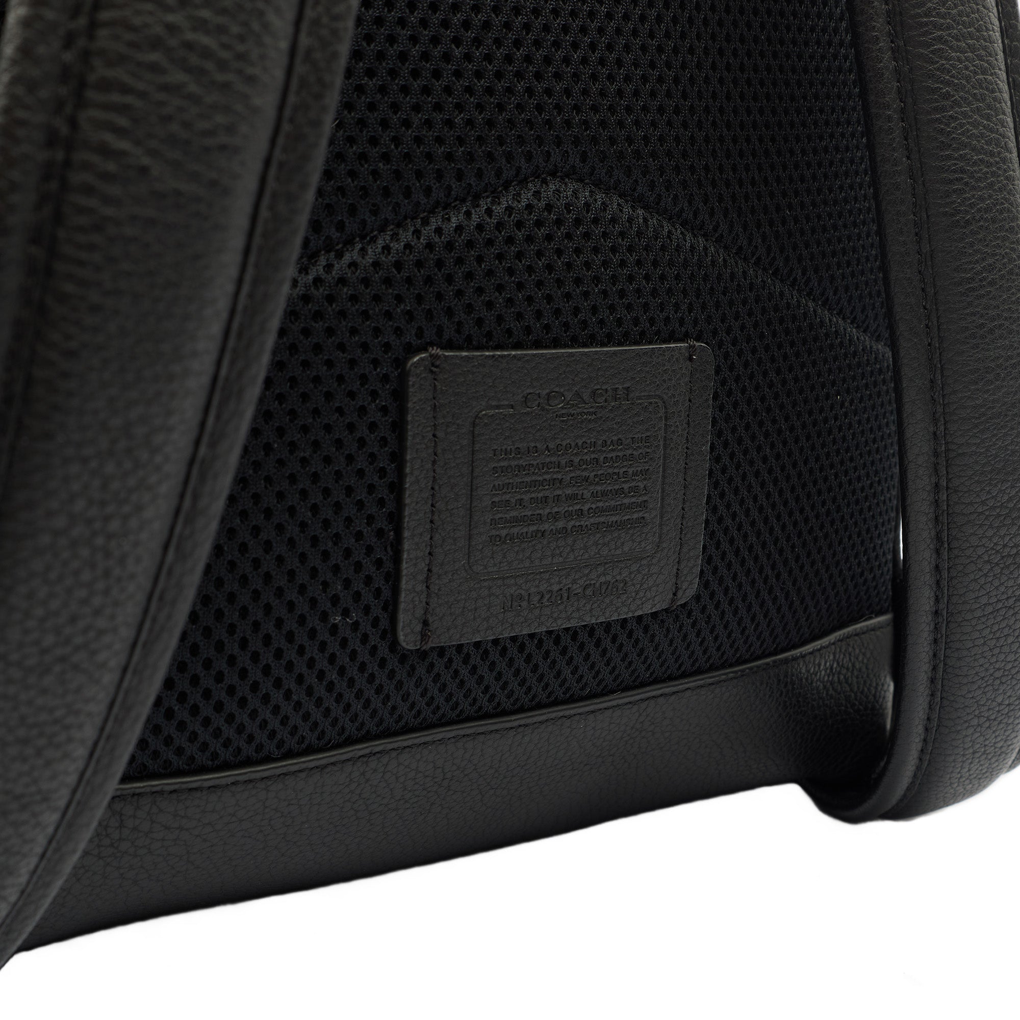 Coach Backpack Parker Backpack in Black, Leather — Detail View