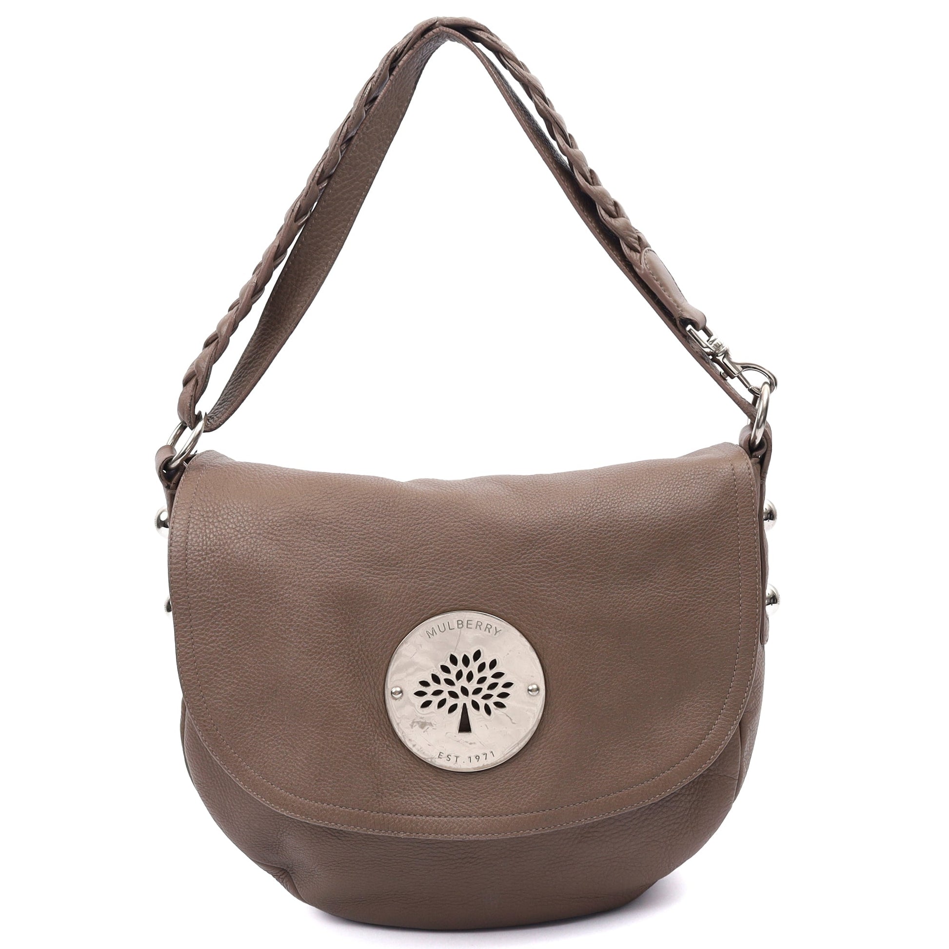 Mulberry Cross Body Daria Satchel in Clay, Calfskin Leather — Alternate View 7