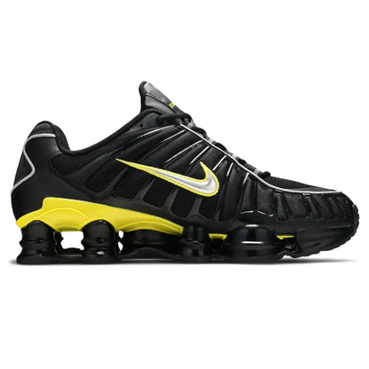 Nike Shox TL 'Black Dynamic Yellow' — UK 3 | EU 35.5 | US 3.5 — Side View