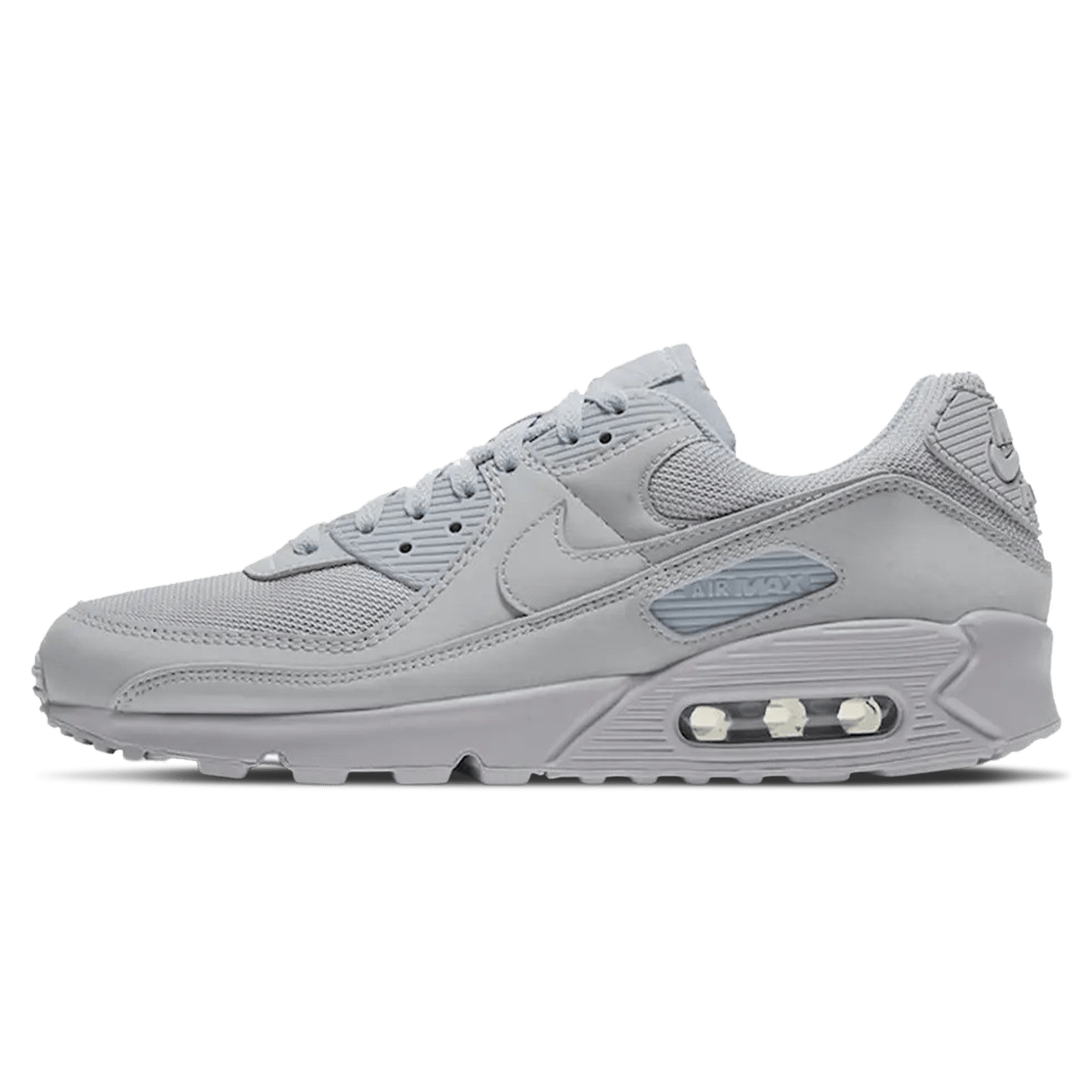 Nike Air Max 90 'Triple Grey' — UK 3 | EU 35.5 | US 3.5 — Front View