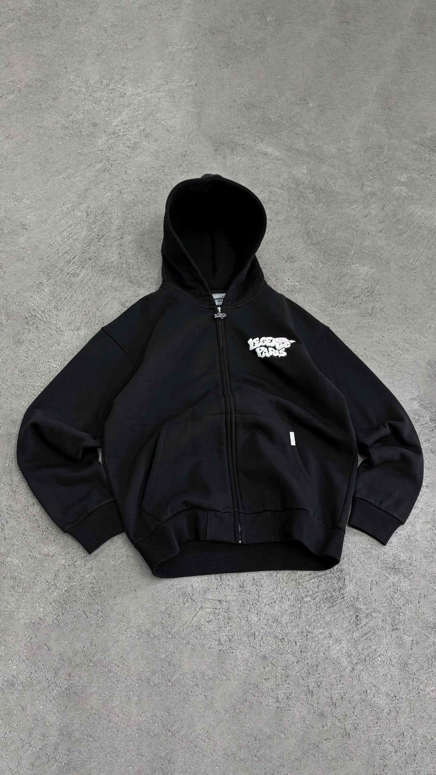 Legende Paris COLD WORLD HOOD - BLACK — XS — Alternate View 8
