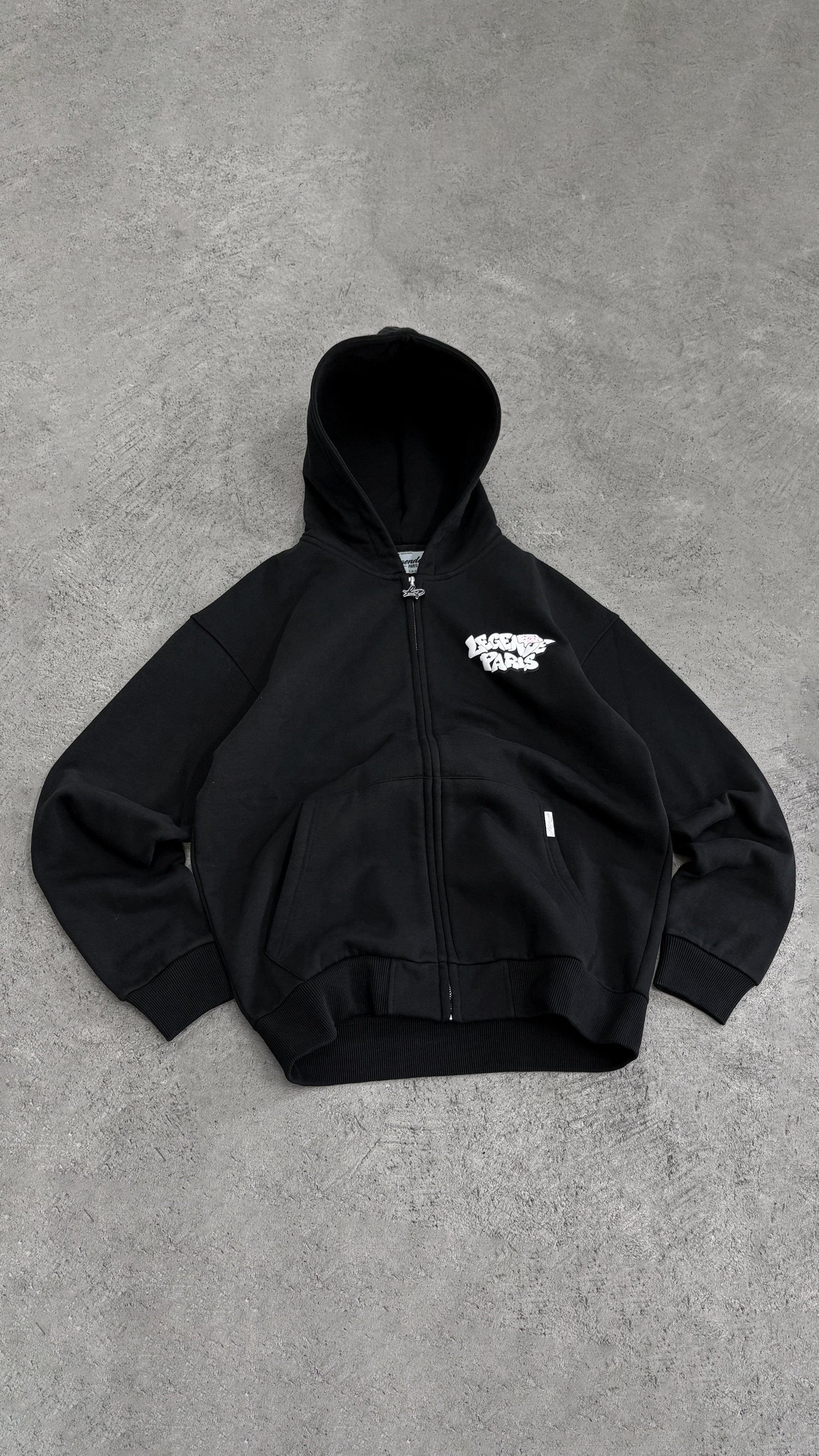 Legende Paris COLD WORLD HOOD - BLACK — XS — Alternate View 8