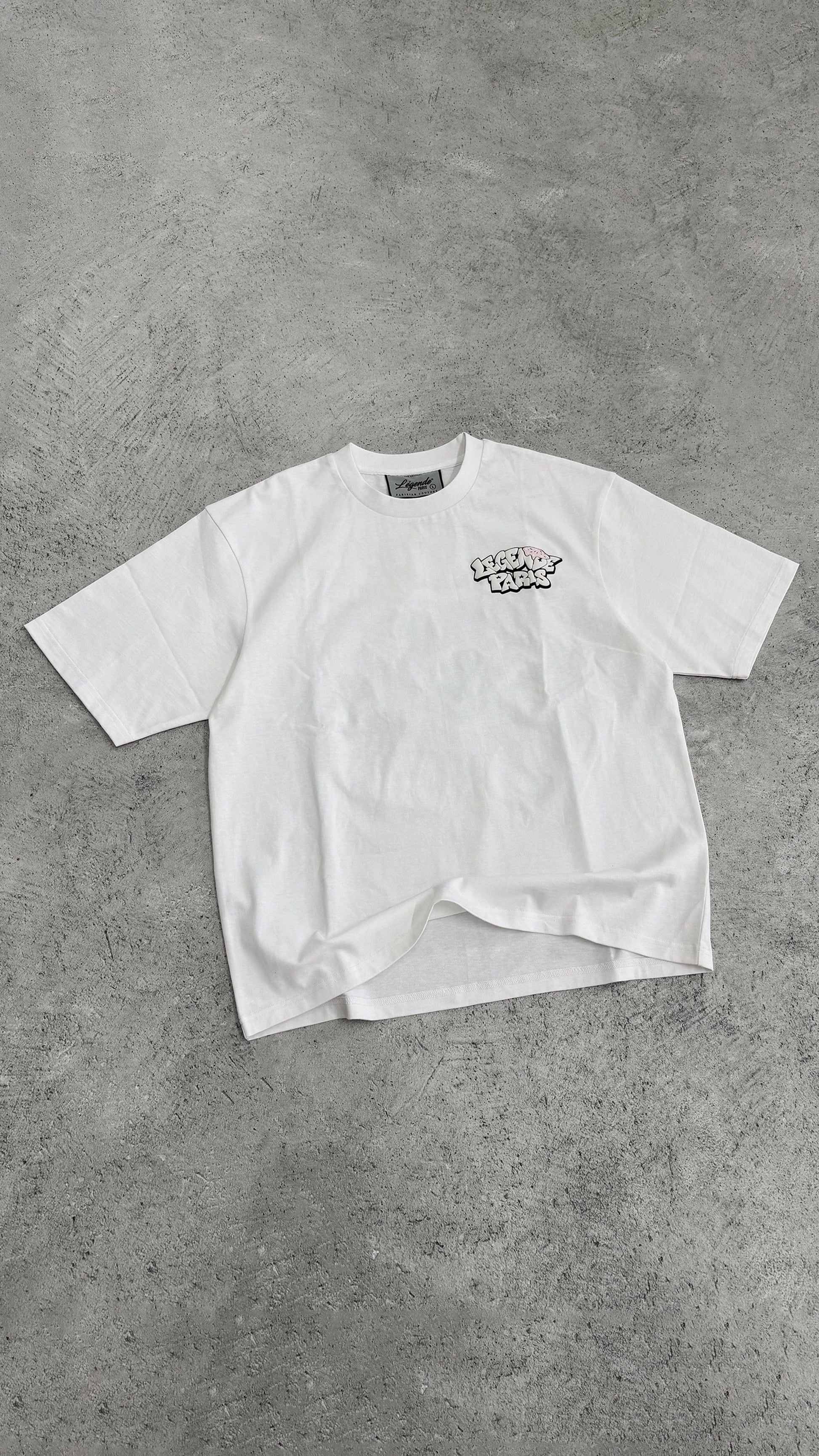 Legende Paris COLD WORLD T-SHIRT - WHITE — XS — Detail View