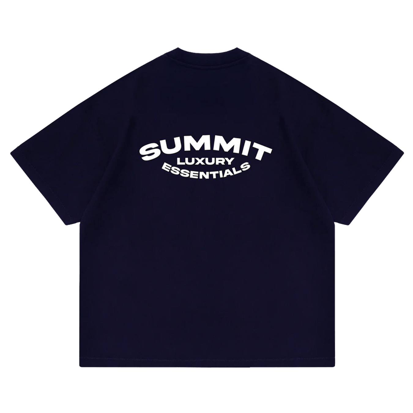 Summit Luxury Essentials T-Shirt 'Navy' — XXS — Front View