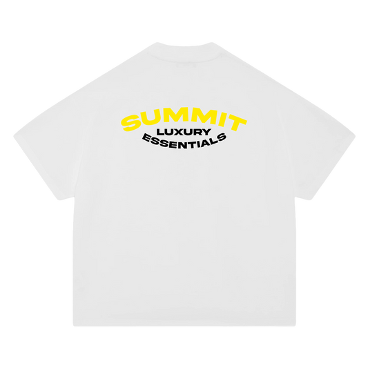 Summit Luxury Essentials T-Shirt 'White' — XXS — Front View