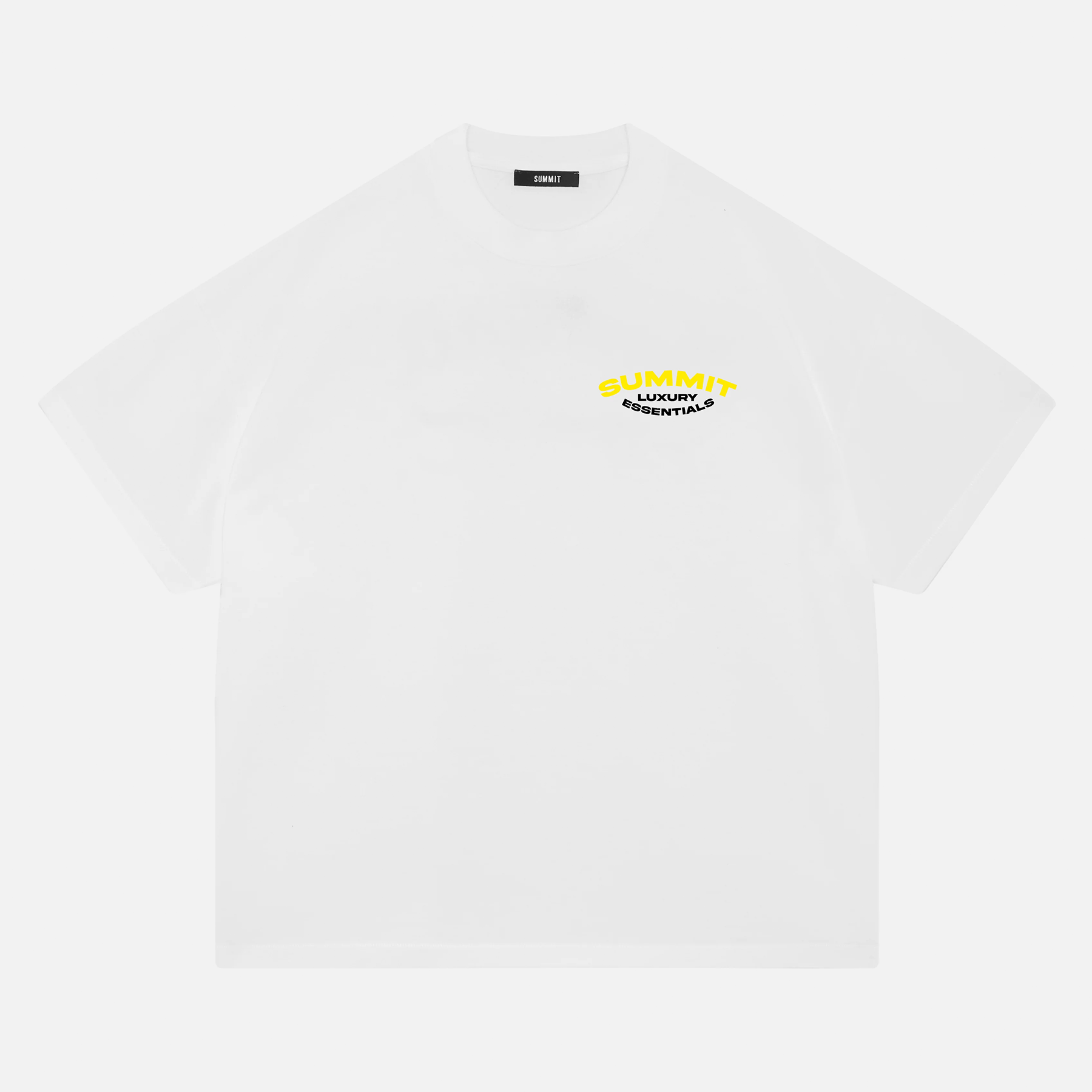 Summit Luxury Essentials T-Shirt 'White' — XXS — Side View