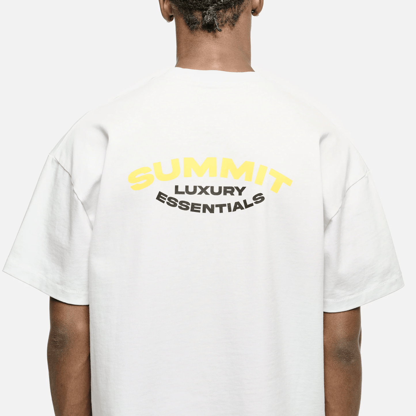 Summit Luxury Essentials T-Shirt 'White' — XXS — Top View