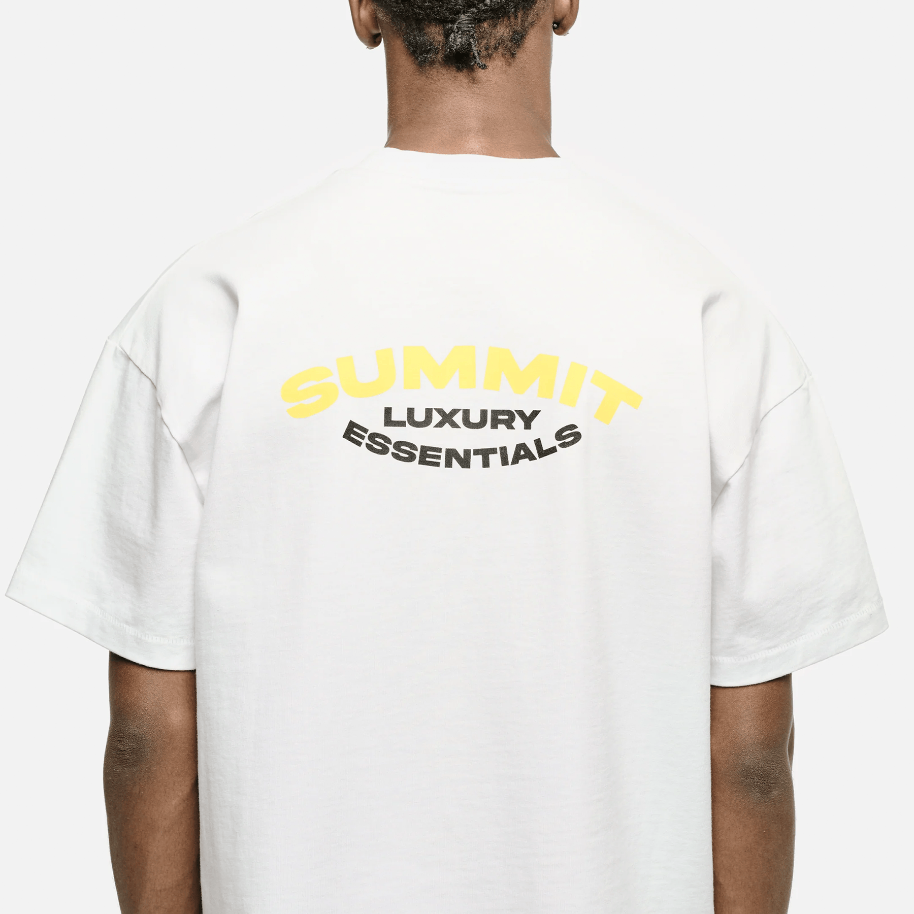 Summit Luxury Essentials T-Shirt 'White' — XXS — Top View