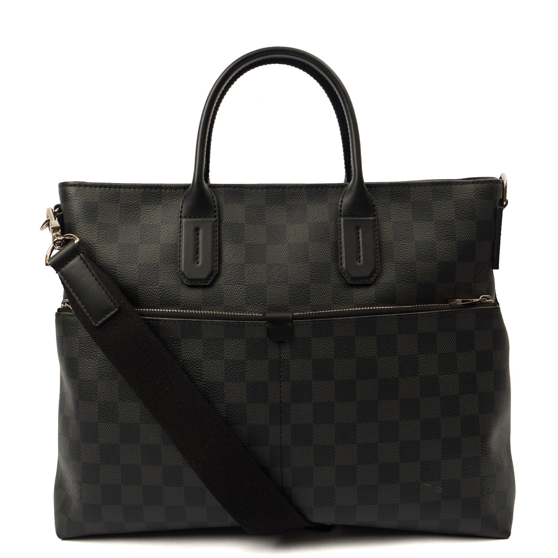 Louis Vuitton Tote 7 Day a Week  in Damier Graphite, Canvas — Front View