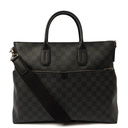 Louis Vuitton Tote 7 Day a Week  in Damier Graphite, Canvas — Front View