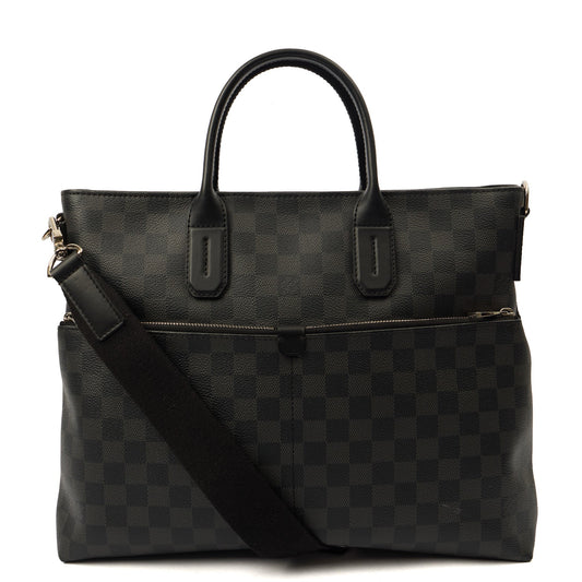 Louis Vuitton Tote 7 Day a Week  in Damier Graphite, Canvas — Front View