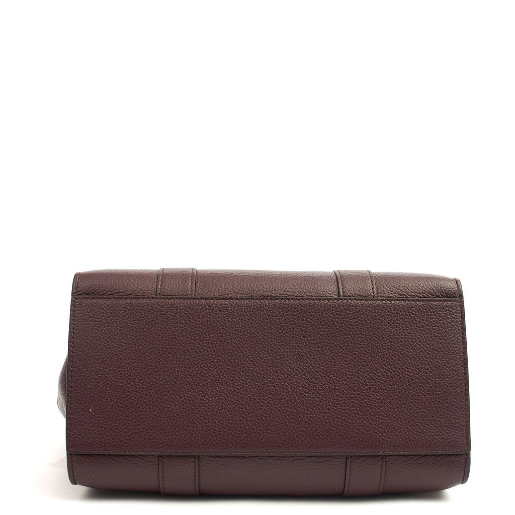 Mulberry Top Handle Zipped Bayswater in Oxblood, Calfskin Leather — Alternate View 11