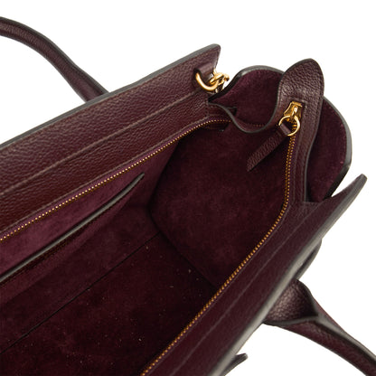 Mulberry Top Handle Zipped Bayswater in Oxblood, Calfskin Leather — Alternate View 10