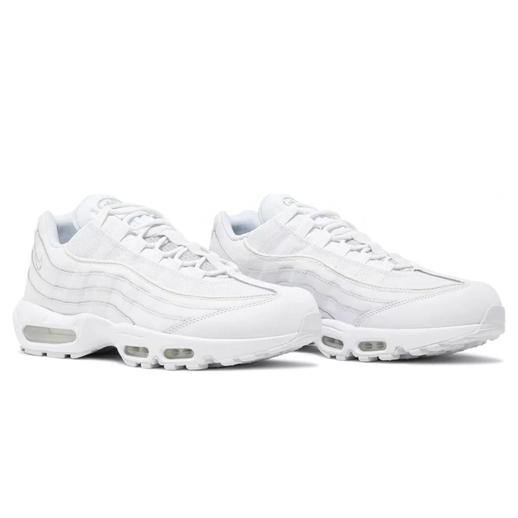Nike Air Max 95 Essential 'Triple White' — UK 3 | EU 35.5 | US 3.5 — Back View