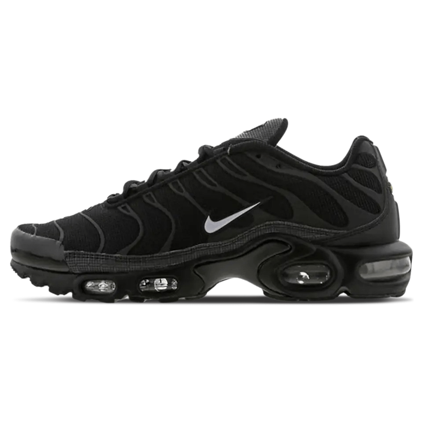 Nike Air Max Plus 'Black' — UK 3 | EU 35.5 | US 3.5 — Front View