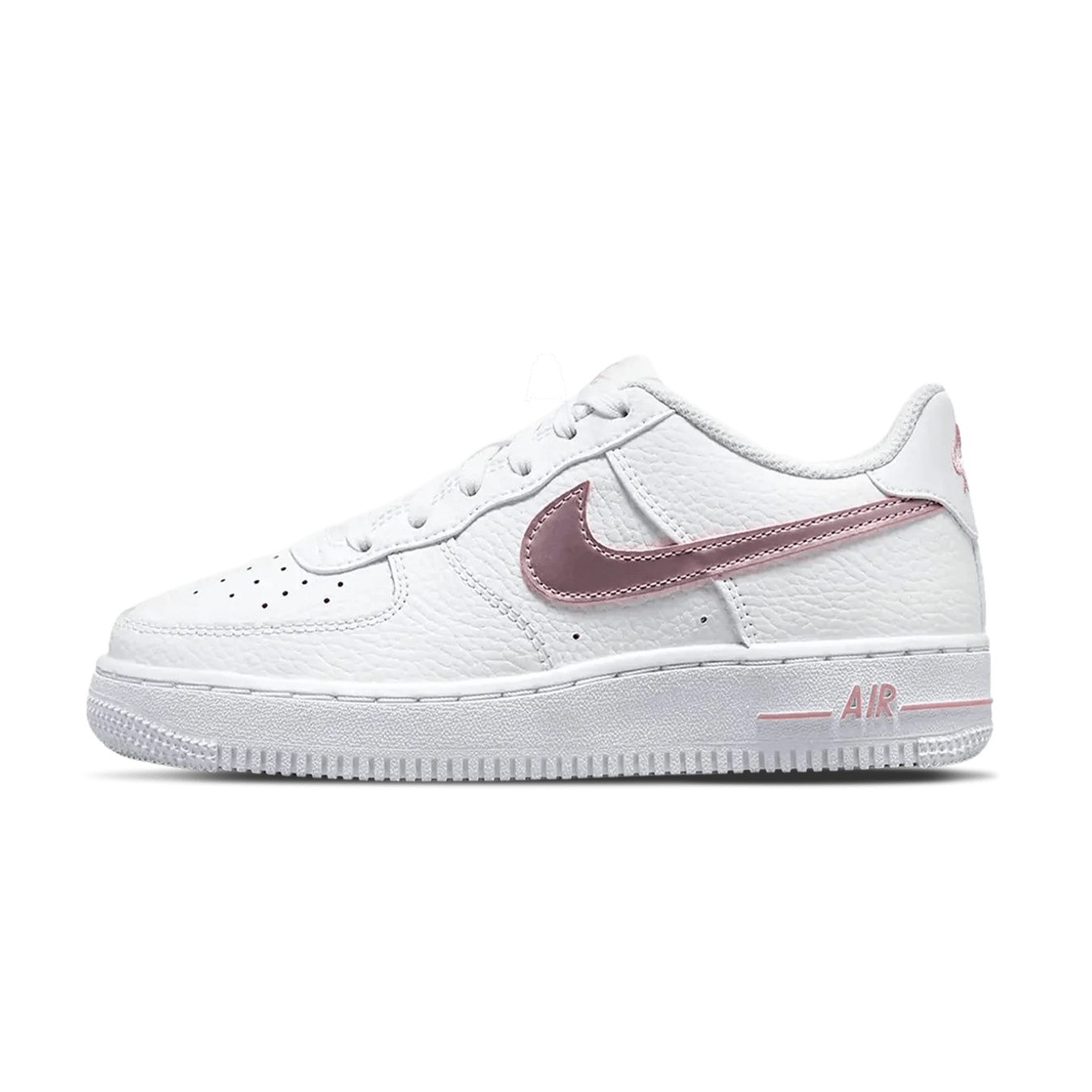 Nike Air Force 1 GS 'White Pink Glaze' — UK 13.5 | EU 32 | US 1Y — Front View