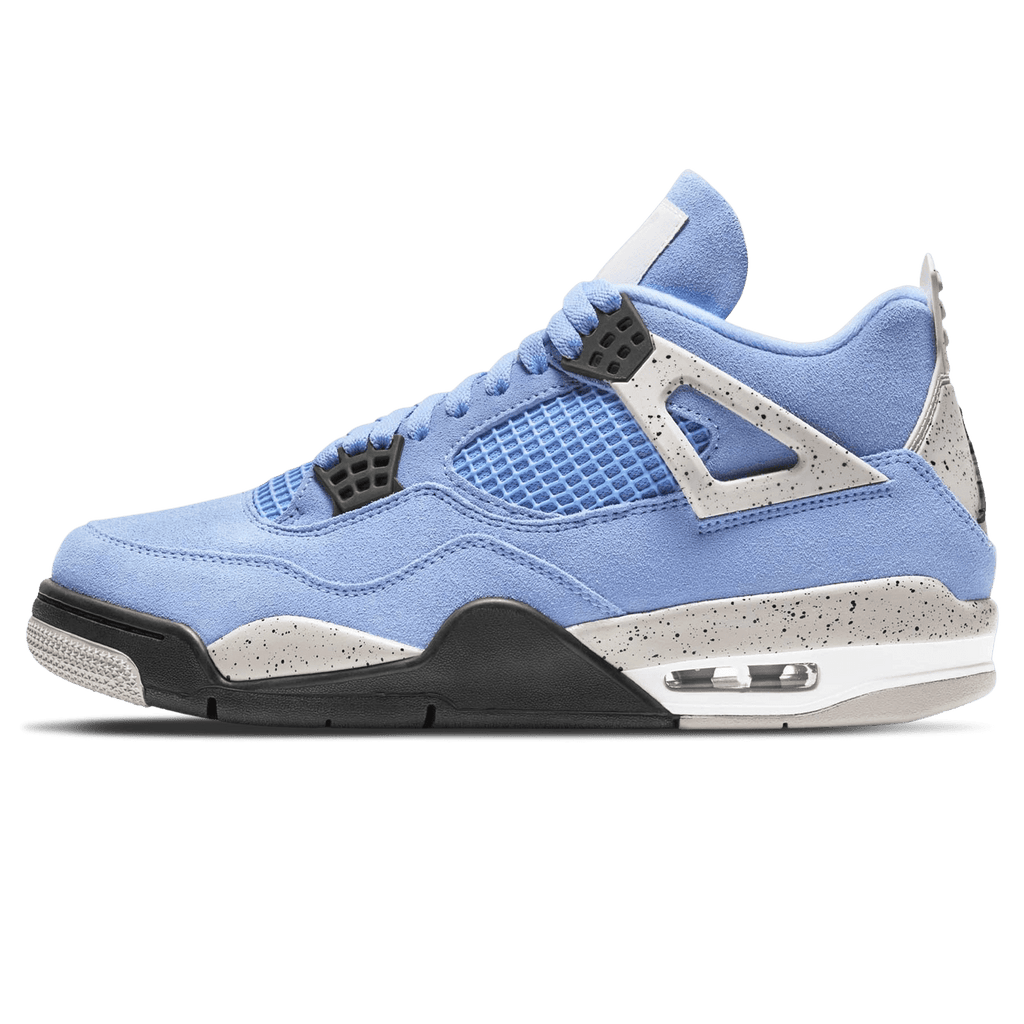 Air Jordan 4 Retro 'University Blue' — UK 3 | EU 35.5 | US 3.5 — Front View
