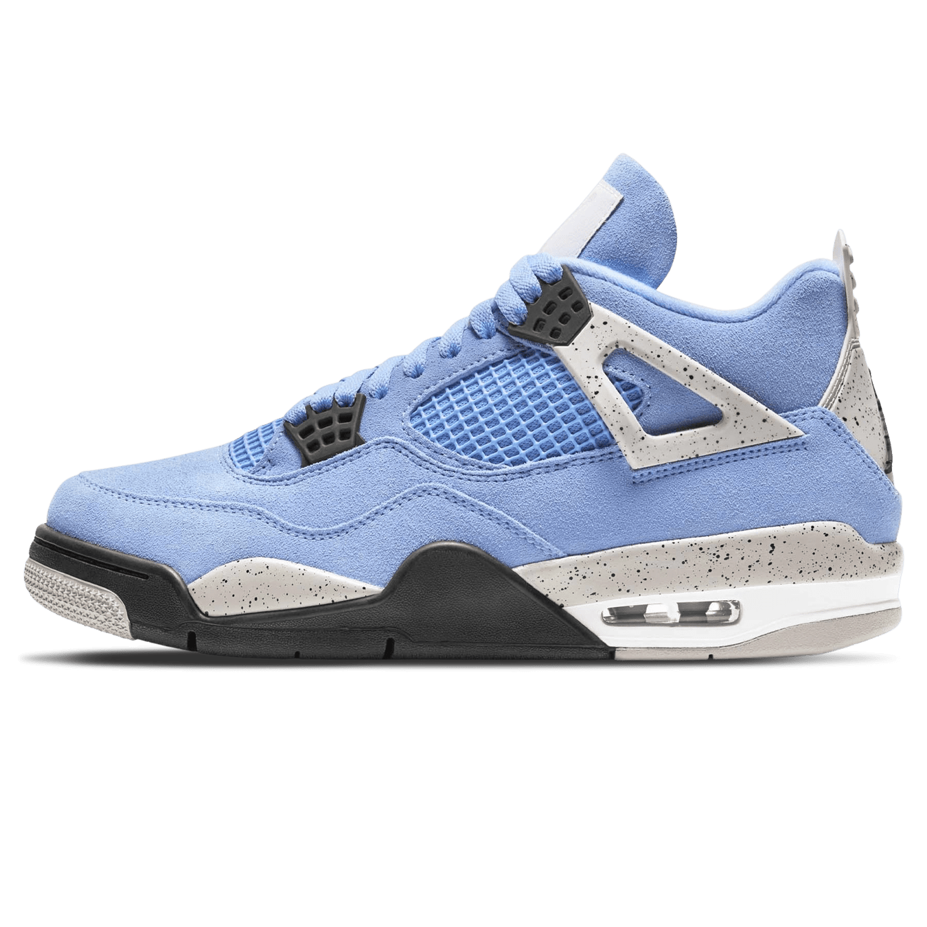 Air Jordan 4 Retro 'University Blue' — UK 3 | EU 35.5 | US 3.5 — Front View