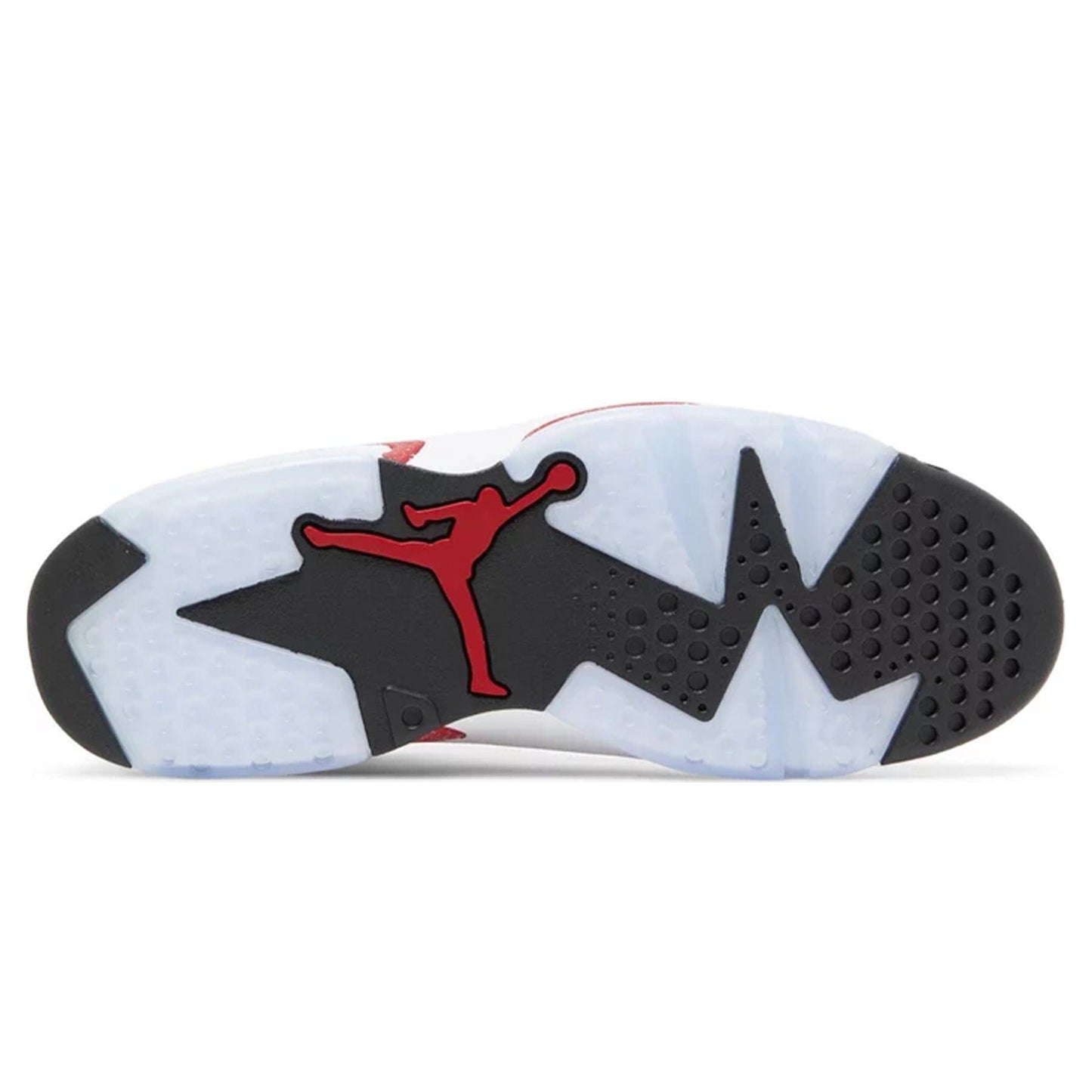 Air Jordan 6 Retro 'Red Oreo' — UK 3 | EU 35.5 | US 3.5 — Top View