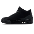 Air Jordan 3 Retro 'Black Cat' 2025 — UK 3 | EU 35.5 | US 3.5 — Front View