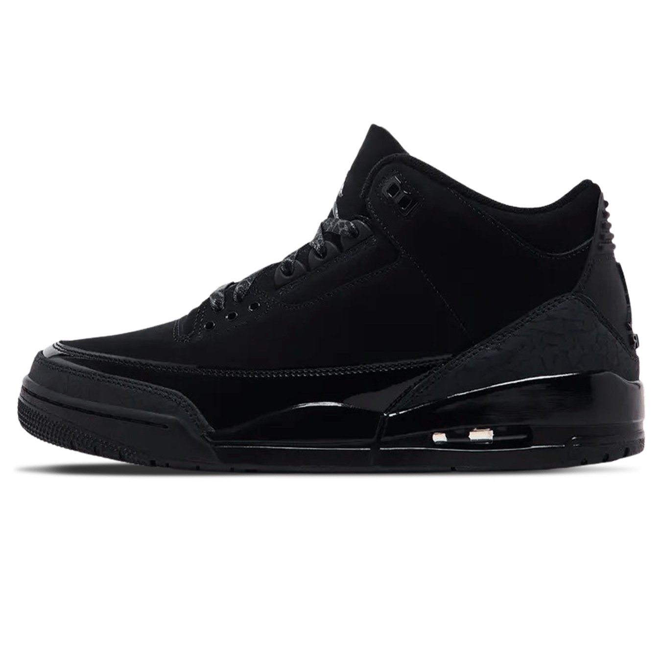 Air Jordan 3 Retro 'Black Cat' 2025 — UK 3 | EU 35.5 | US 3.5 — Front View