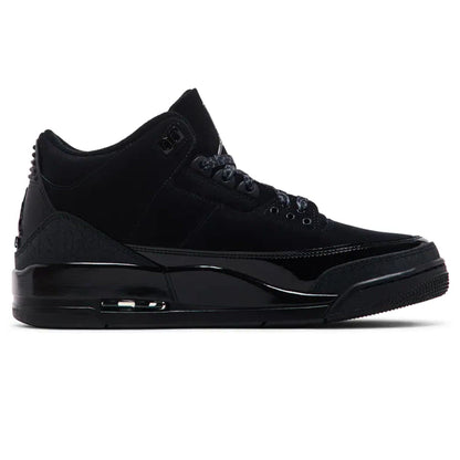 Air Jordan 3 Retro 'Black Cat' 2025 — UK 3 | EU 35.5 | US 3.5 — Side View