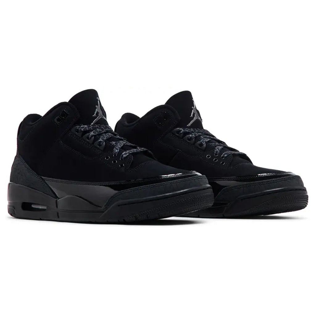 Air Jordan 3 Retro 'Black Cat' 2025 — UK 3 | EU 35.5 | US 3.5 — Back View