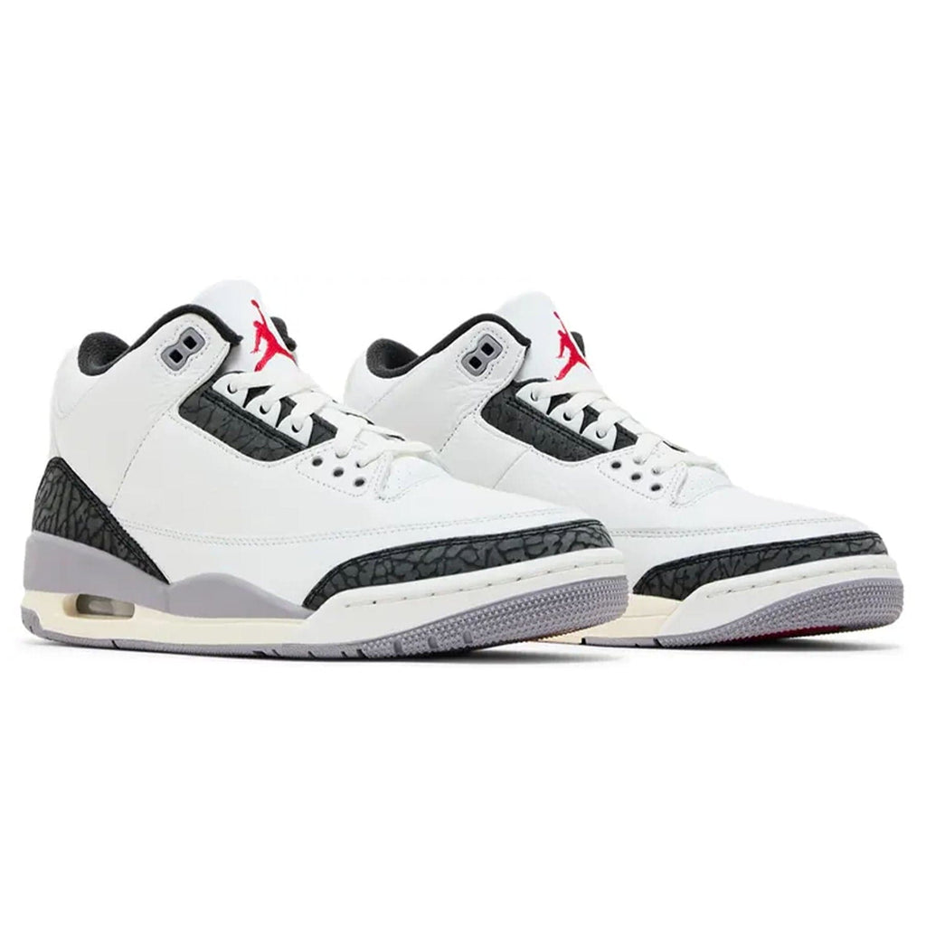 Air Jordan 3 Retro 'Cement Grey' — UK 3 | EU 35.5 | US 3.5 — Back View