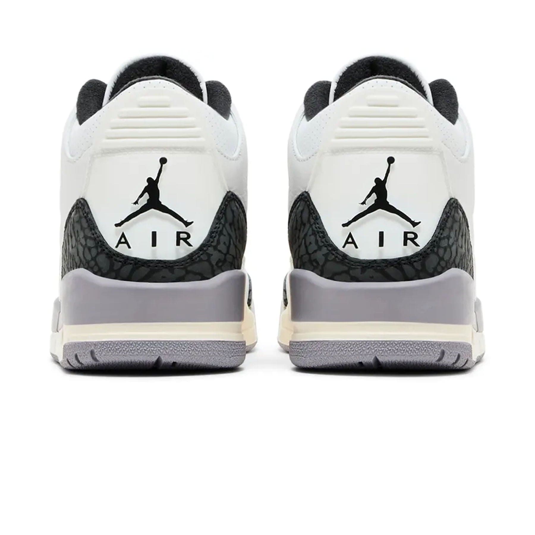 Air Jordan 3 Retro 'Cement Grey' — UK 3 | EU 35.5 | US 3.5 — Top View