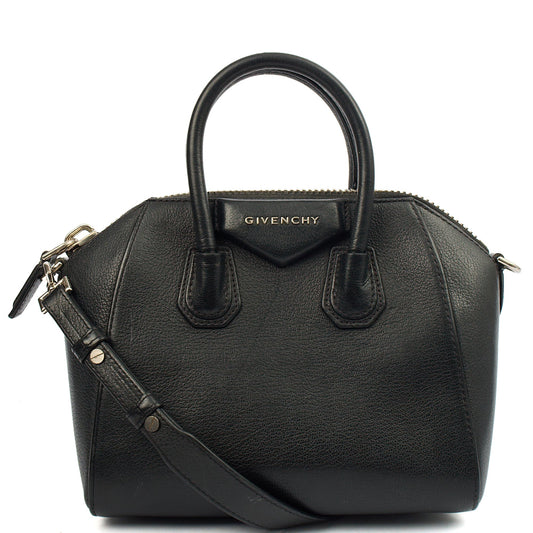 Givenchy Cross Body Antigona - Mini in Black, Leather — Front View