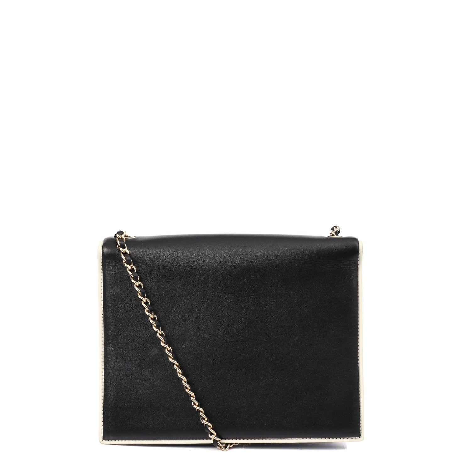 Chanel Shoulder Bag Flap Bag in Black, Calfskin Leather — Alternate View 21