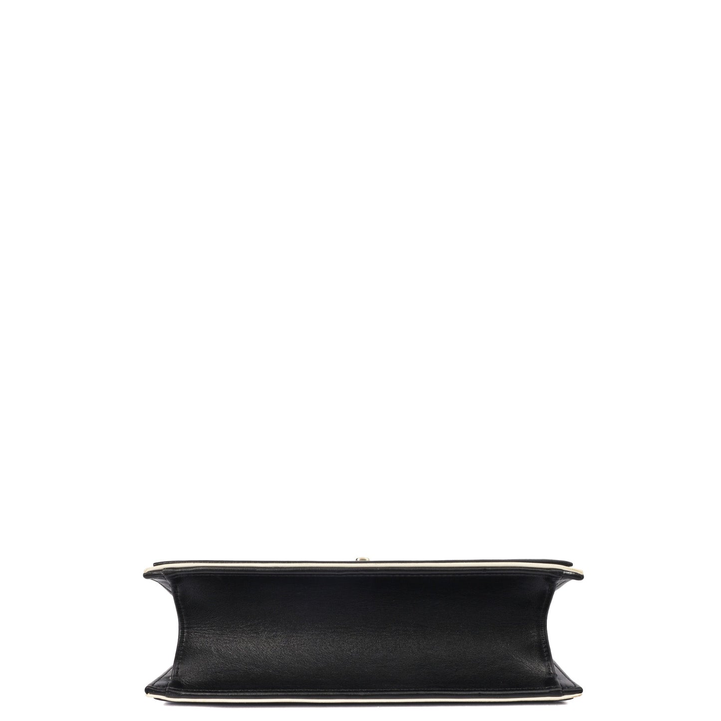 Chanel Shoulder Bag Flap Bag in Black, Calfskin Leather — Alternate View 22