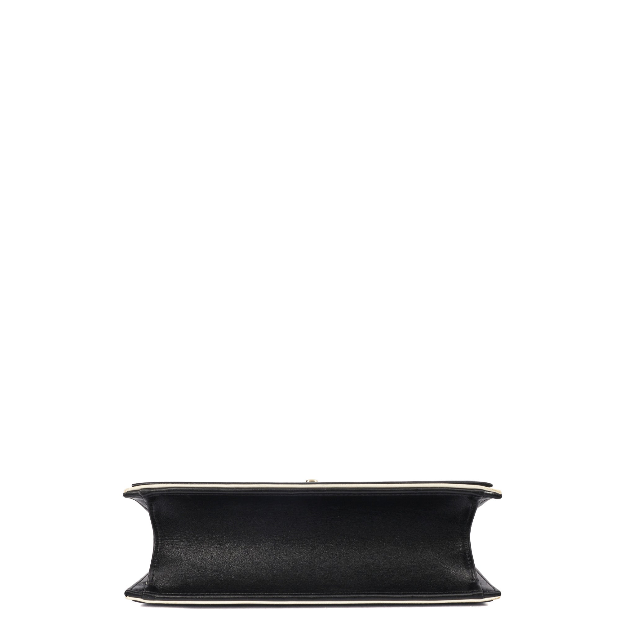 Chanel Shoulder Bag Flap Bag in Black, Calfskin Leather — Alternate View 13