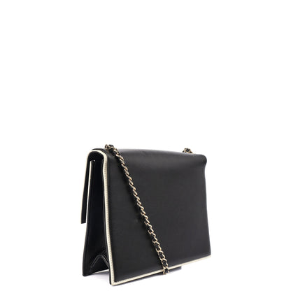 Chanel Shoulder Bag Flap Bag in Black, Calfskin Leather — Alternate View 20