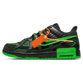 Off-White x Nike Air Rubber Dunk 'Green Strike' — UK 3 | EU 35.5 | US 3.5 — Front View