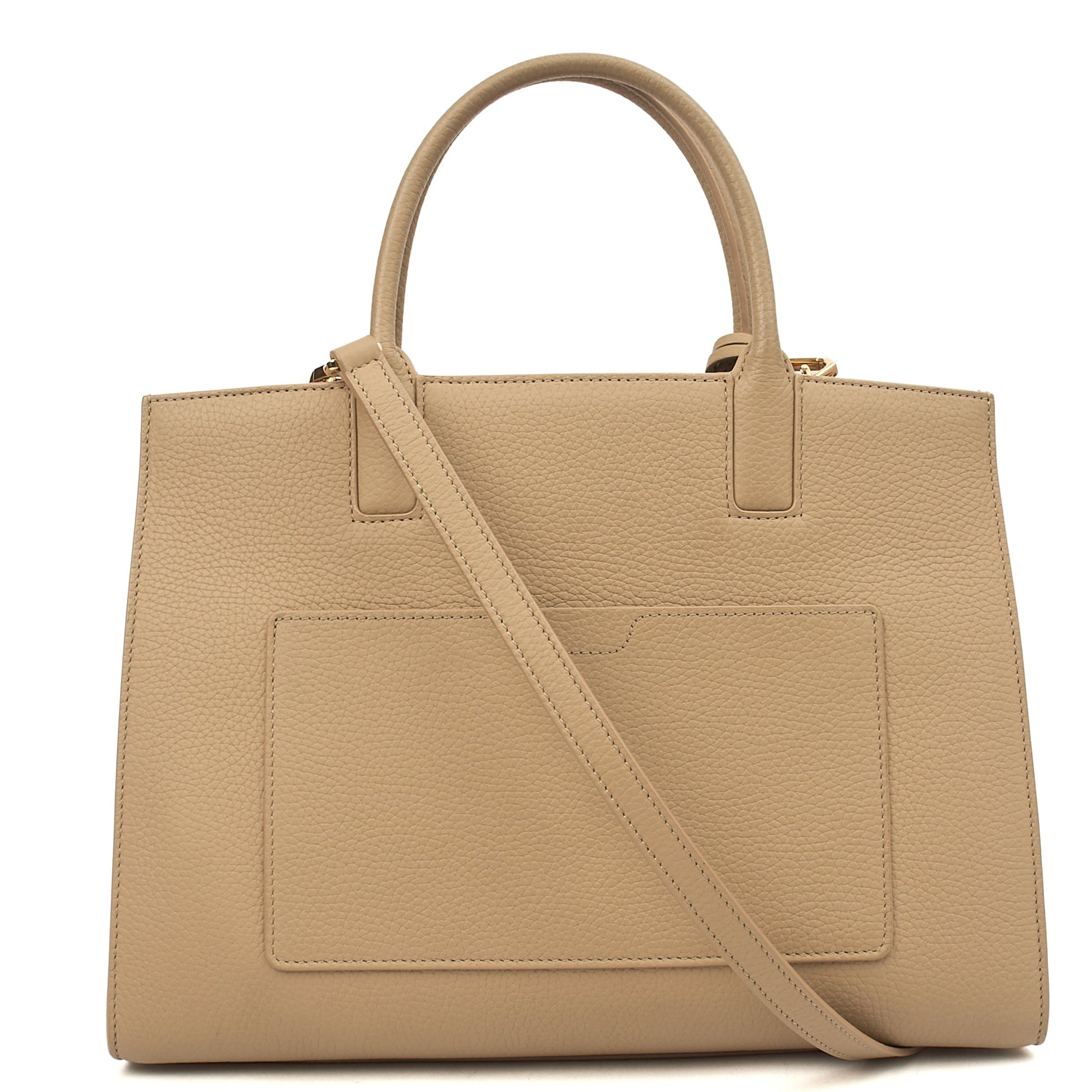 Burberry Tote Frances Tote in Neutral, Leather — Alternate View 10