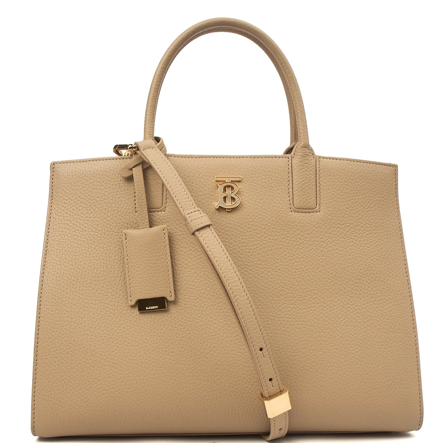 Burberry Tote Frances Tote in Neutral, Leather — Alternate View 8