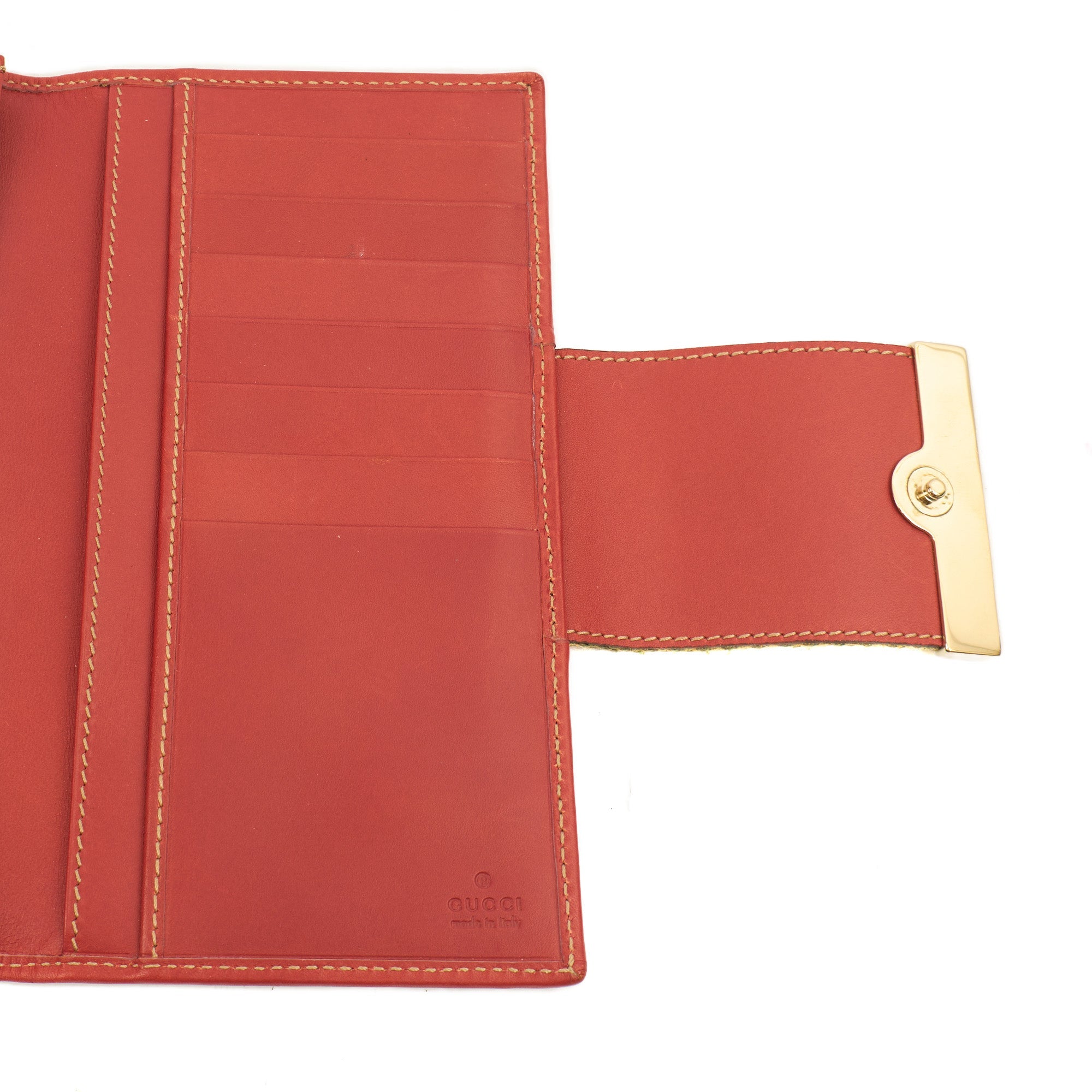 Gucci Purse Wallet in Brown, GG Canvas — Lifestyle View