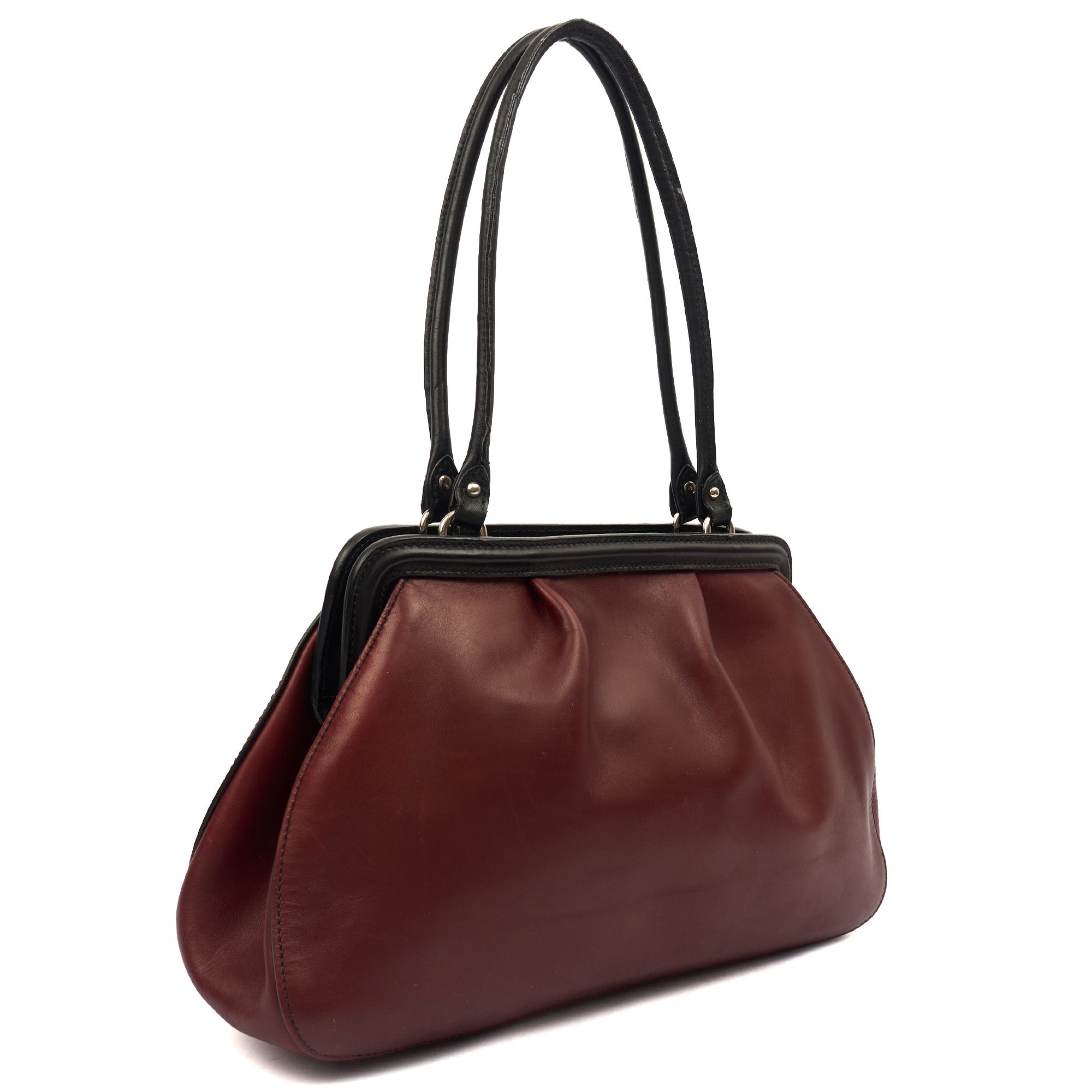 Miu Miu Tote Tote in Red, Leather — Back View