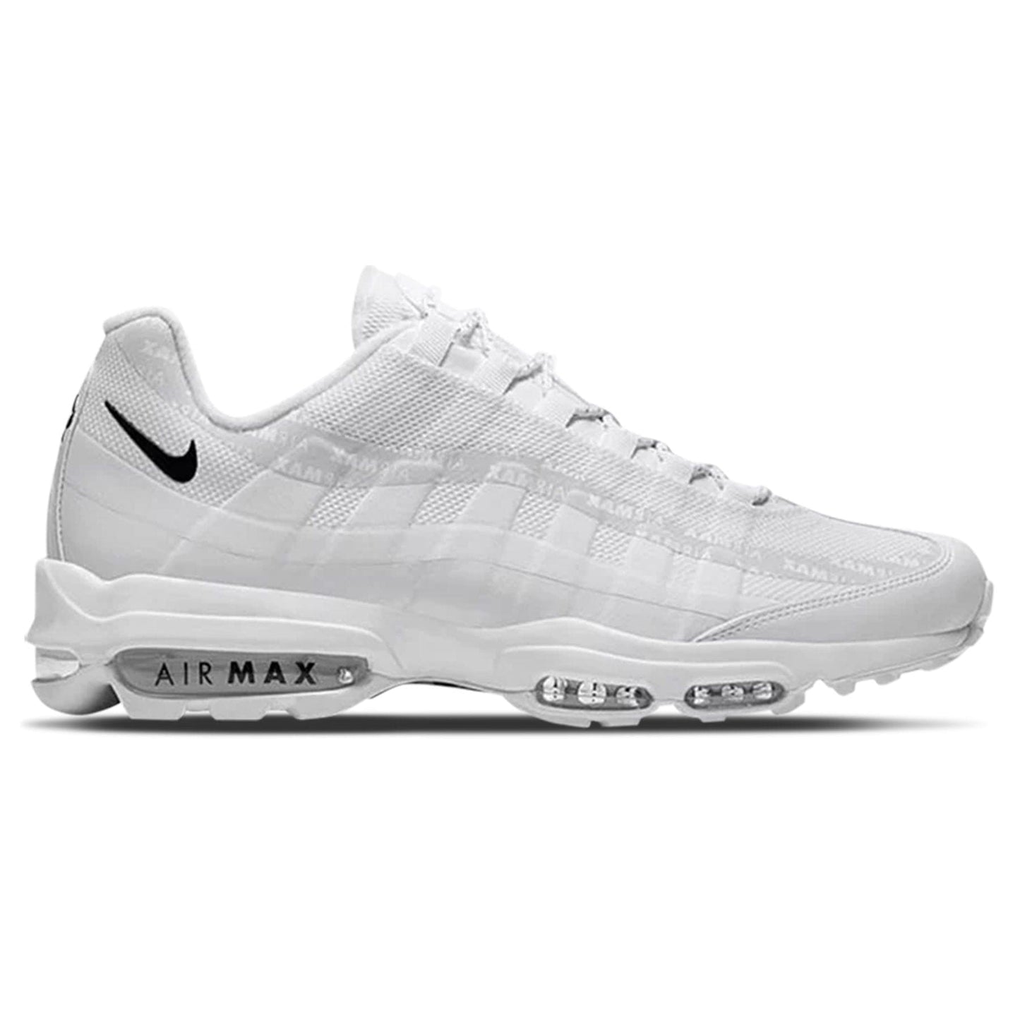 Nike Air Max 95 'Reflective Stripe - White' — UK 3 | EU 35.5 | US 3.5 — Side View