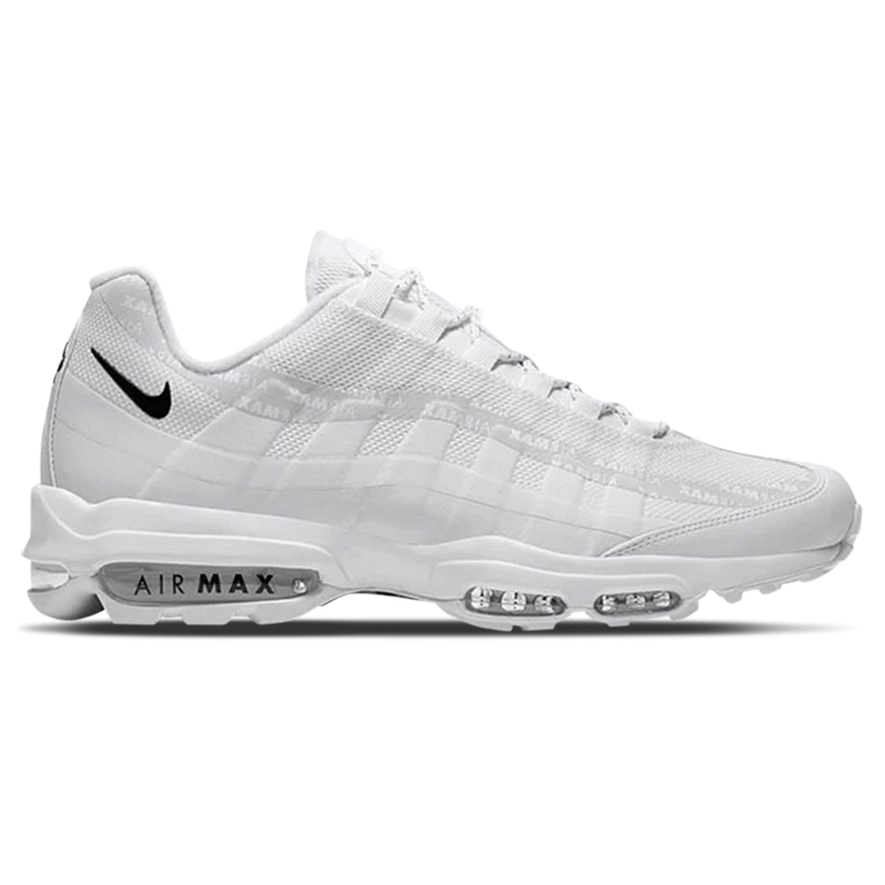 Nike Air Max 95 'Reflective Stripe - White' — UK 3 | EU 35.5 | US 3.5 — Side View